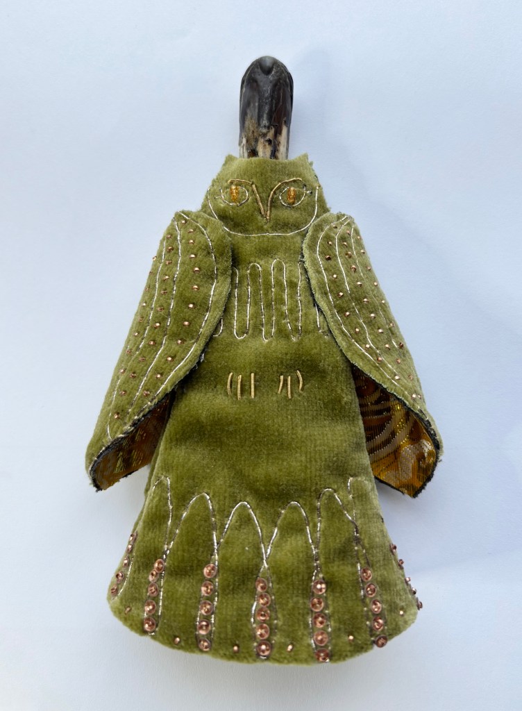 Lyuba Sautina "Nukhuko (owl dress)," 2025